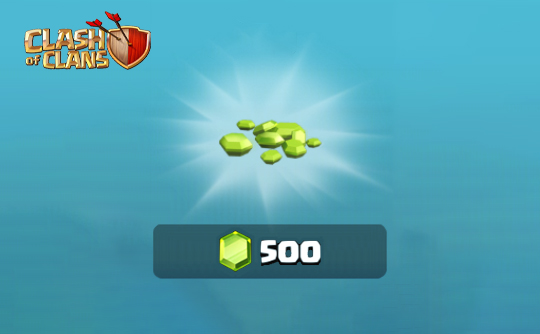 500 宝石 部落冲突（国际服）/Clash of Clans