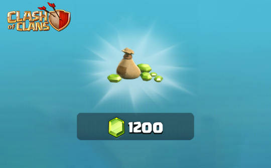 1200 宝石 部落冲突（国际服）/Clash of Clans