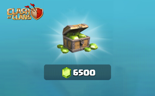 6500 宝石 部落冲突（国际服）/Clash of Clans